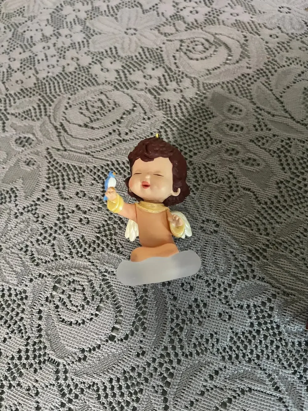 Hallmark Keepsake Camellia Mary's Angels 1995 Ornament 8th in Series with Box